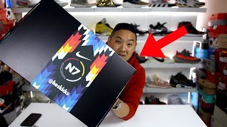 UNBOXING A SPECIAL NIKE N7 SNEAKER COLLECTION PACKAGE [upl. by Gardiner]