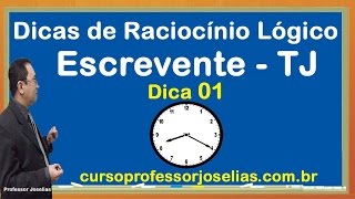 DICA 01 DE 10 RACIOCÍNIO LÓGICO GRÁTIS CONCURSO ESCREVENTE TJ [upl. by Schuster595]