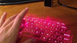 Laser Projection Hologram Keyboard [upl. by Ahsyat832]