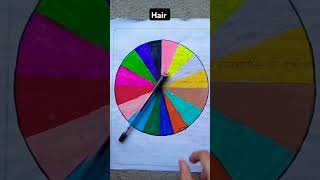 Color wheel 🎡 choose my drawing color ✨️👀😭short [upl. by Payson]