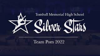 Tomball Memorial Silver Stars Team Pom 2022 [upl. by Alguire745]