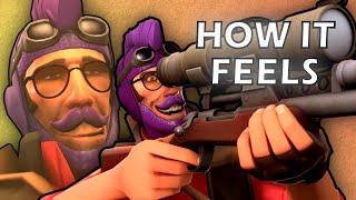 How it FEELS to Play Sniper in TF2 [upl. by Viafore374]