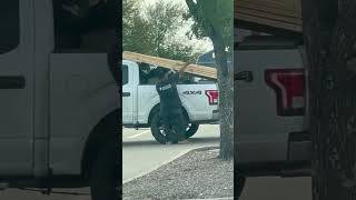 Can You Spot the Mistake Man Loads Timber onto Truck and Trailer [upl. by Bortman911]