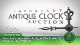 Antique Clocks Clock Auction [upl. by Einneg16]