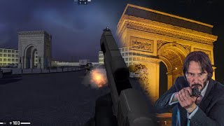 I made that scene from John Wick 4 into a CSGO 1v1 Deagle map csgo johnwick [upl. by Nyraf18]