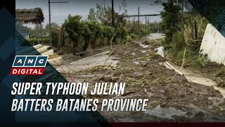 Super Typhoon Julian batters Batanes province  ANC [upl. by Adnopoz146]