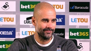 Swansea 04 Manchester City  Pep Guardiola Post Match Press Conference  Premier League SWAMCI [upl. by Nosyaj]