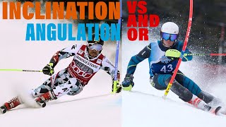 Alpine Skiing Inclination vs Angulation [upl. by Atla472]