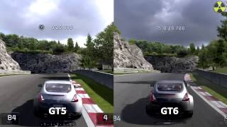 Gran Turismo 5 vs Gran Turismo 6 COMPARISON  Nissans  Grand Valley East Reverse  HD [upl. by Tammi811]