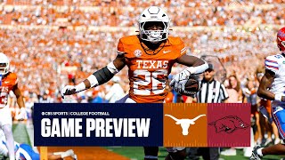 College Football Week 12 No 3 Texas vs Arkansas  Game Preview [upl. by Hsot]