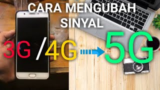 Cara Merubah Sinyal 4G ke 5G di Hp Android [upl. by Zurheide]