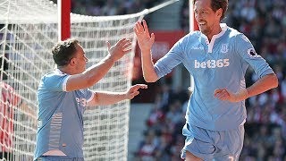 Peter Crouch Stoke City Goals 201617 [upl. by Omura]