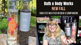 Bath amp Body Works Sweater Weather Review  Comparison [upl. by Grati]