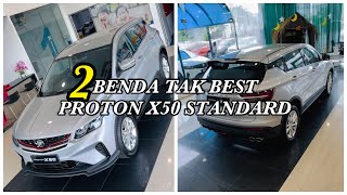 DUA BENDA TAK BEST PROTON X50 STANDARD [upl. by Potter]