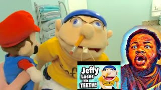 SML Movie Jeffy Loses His Teeth REACTION sml jeffy supermariologan 😂🦷 [upl. by Alaster426]