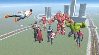 Franklin Play Avengers Mode in Indian Bike Driving 3D [upl. by Laro534]