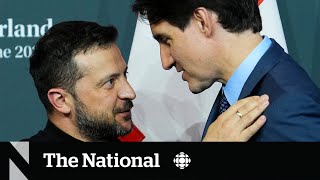 Trudeau calls for Russian accountability at Ukraine peace summit [upl. by Cloutman]