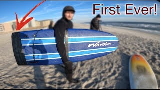 FIRST EVER WAVESTORM TWIN FIN BEATER SURFBOARD Customizing Broken Board [upl. by Janey]