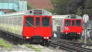 District Line D78 Stock 7098 Departing Dagenham East [upl. by Aeel815]