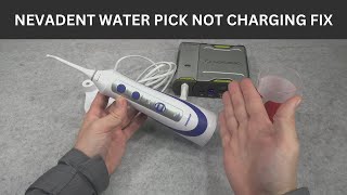 Nevadent water jet flosser not charging fix  no reaction to power dental water pick repair [upl. by Nikki]