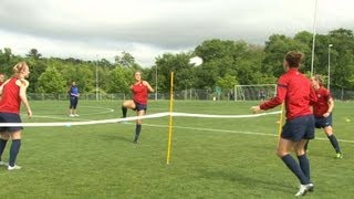 Inside the Lines US WNT Soccer Tennis in Foxborough Mass [upl. by Comptom351]