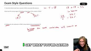 Explain Why The Replication Of DNA Is Described As SemiConservative 2  AQA ALevel Biology [upl. by Eynobe]