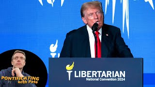 Trump Courts Voters At Libertarian Party Convention After Chase Oliver DISASTER [upl. by Martina]