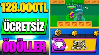 BRAWL TALK  SESLİ SOHBETİ DENEDİK  128000 TL ÜCRETSİZ ÖDÜLLER VEE  Brawl Stars [upl. by Fuchs]