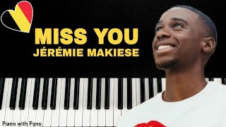 Jérémie Makiese  Miss You  Belgium 🇧🇪  Piano Cover  Eurovision 2022 [upl. by Nirrad]