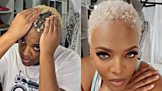 BLONDE TO PLATINUM at HOME [upl. by Dede]