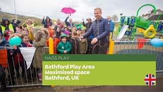 Maximised space for a new playground in Bathford UK  HAGS Completed Projects [upl. by Ikin407]