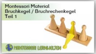 Anleitung zur Materialarbeit Bruchkegel BruchrechenkegelBruchrechnen in KitaVor und Grundschule [upl. by Yong880]