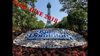 Kings Dominion  Twisted Timbers Vlog June 2018 [upl. by Aennil]