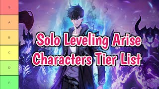 New Solo Leveling Arise Tier List May 2024  All Characters Ranked From Best To Worse [upl. by Assetnoc]