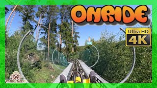 Frankenbob  Erlebnisfelsen Pottenstein ONRIDE POV Freizeitpark  Wiegand  Gelber Alpine Coaster [upl. by Ruel142]