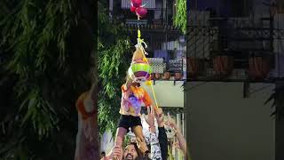 Dahi handi kamothe 2024 youtubeshorts dahihandi janmashtami viralshort sunilgowari [upl. by Latreese]