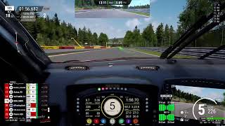 Crazy SpaFrancorchamps live Racing Assetto Corsa star team Racing server [upl. by Nev]