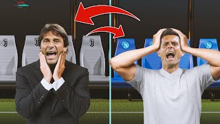 Cosa sarebbe successo con CONTE alla JUVE e MOTTA al NAPOLI [upl. by Etteiram299]