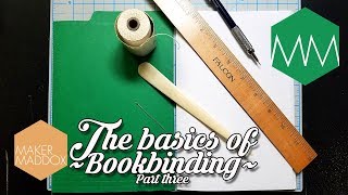 ▲ Pamphlet Stitch Notebook  Bookbinding Basics ep 3 [upl. by Lorrin]