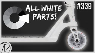 Custom Build 339 Solid White Edition  The Vault Pro Scooters [upl. by Ahsyekal337]