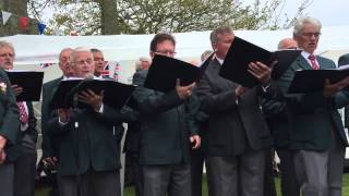 Guernsey Welsh Male Voice Choir sings Mae Hen Wlad Fy Nhadau may 2015 [upl. by Marena]