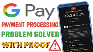 Google Pay Payment Processing problem solve  Google pay payment failed [upl. by Virgilia]