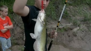 Catfishing Tips Channel Catfish from the bank with Secret 7 [upl. by Publus]