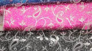 paisley Brocade fabric  fancy textile [upl. by Eixor]