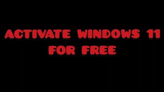 Part 3 Activate Windows 11 for FREE 2022 using CMD  IT Series [upl. by Atinuj]