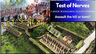 Intense Black powder Napoleonic wargame battle report quotTAKE THAT TOWNquot Epic battles [upl. by Nageek]