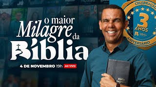 📖 O maior milagre da Bíblia I Aniversário de 3 anos A Bíblia Comentada com Rodrigo Silva [upl. by Laeira]