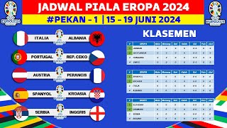 JADWAL LENGKAP SIARAN LANGSUNG EURO 2024 MATCH DAY 1 LIVE RCTI  JERMAN VS SKOTLANDIA [upl. by Ecarret701]