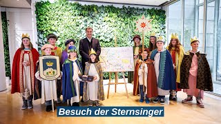 Besuch der Sternsinger in der Bayerischen Staatskanzlei  Bayern [upl. by Haase624]