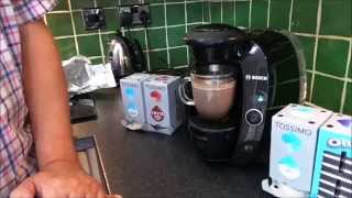 Making Oreo Cookie Flavour Hot Chocolate for the Bosch Tassimo Machine Test [upl. by Neidhardt]